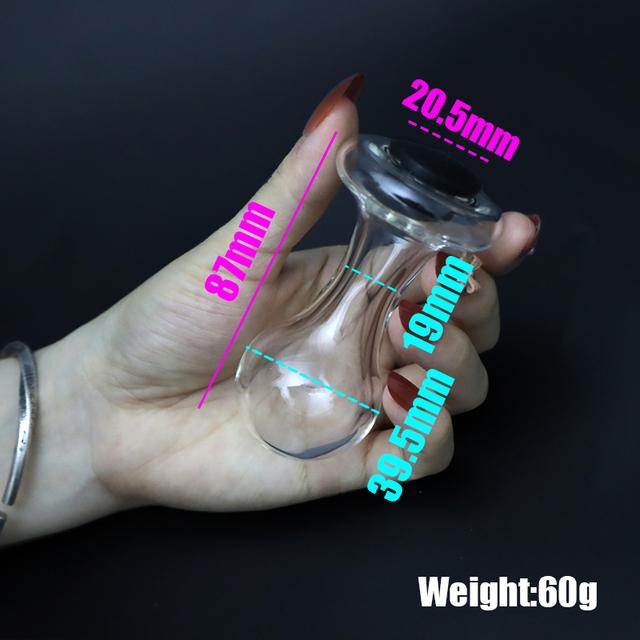 Новый полый стеклянный фаллоимитатор, анальная пробка, анальный расширитель, вагинальный массажер, женский мастуратор, 4 стиля, анус, секс-игрушки для женщин и мужчин, секс-шоп 18