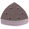 4pcs 6 Holes Triangle Sponge Sandpaper Sheets Disc Sanding Paper Polishing Tools (300 400#)