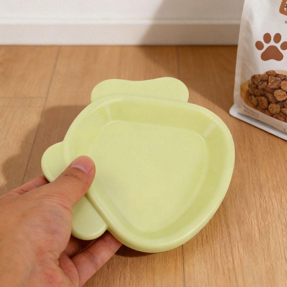Puppy Shape Cat Food Bowl Non-slip Pet Food Dish Cute Cat Plates Pet Feeding