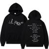 Рэпер Lil Peep Модная повседневная толстовка с капюшоном Популярная женская хип-хоп толстовка Осенняя мода ретро шерстяная толстовка уличная одежда