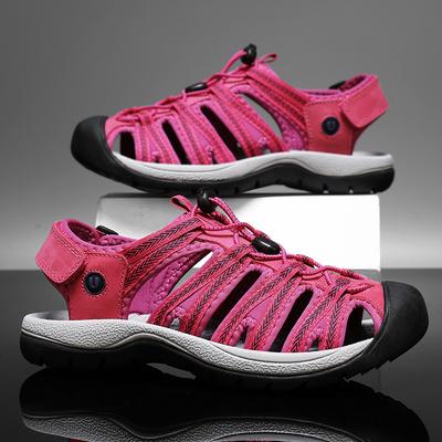 2025 женские сумки на голову сандалии большого размера повседневная пляжная обувь женские уличные нескользящие походные сандалии