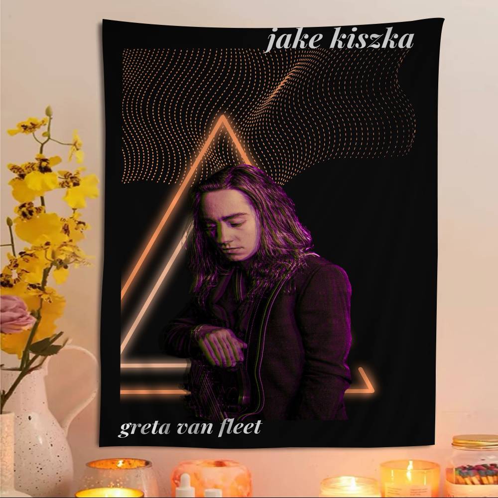 Greta Van Fleet Rock Band Cartoon Tapestry Art Science Fiction Room Home Decor Art Home Decor