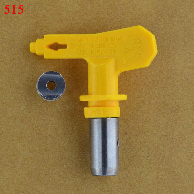 Желтая серия 5 распылитель безвоздушного распыления краски сопло наконечник для латексной краски порошковое покрытие портативный краскопульт инструмент для ремонта автомобиля