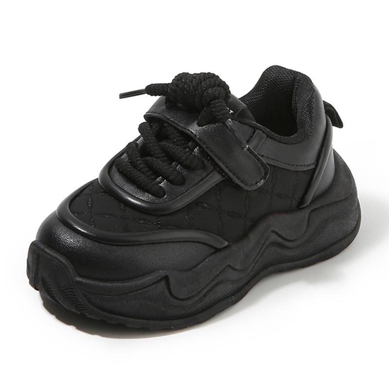 Детская спортивная обувь 2025 весна и осень новая обувь для пап для мальчиков корейская версия маленькие белые туфли для девочек мягкая подошва детская повседневная обувь