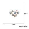 Blucome Starry Sky Brooch Colorful Enamel Gold-color Women Brooches for Party Bag Ladies Pins Corsage Clips