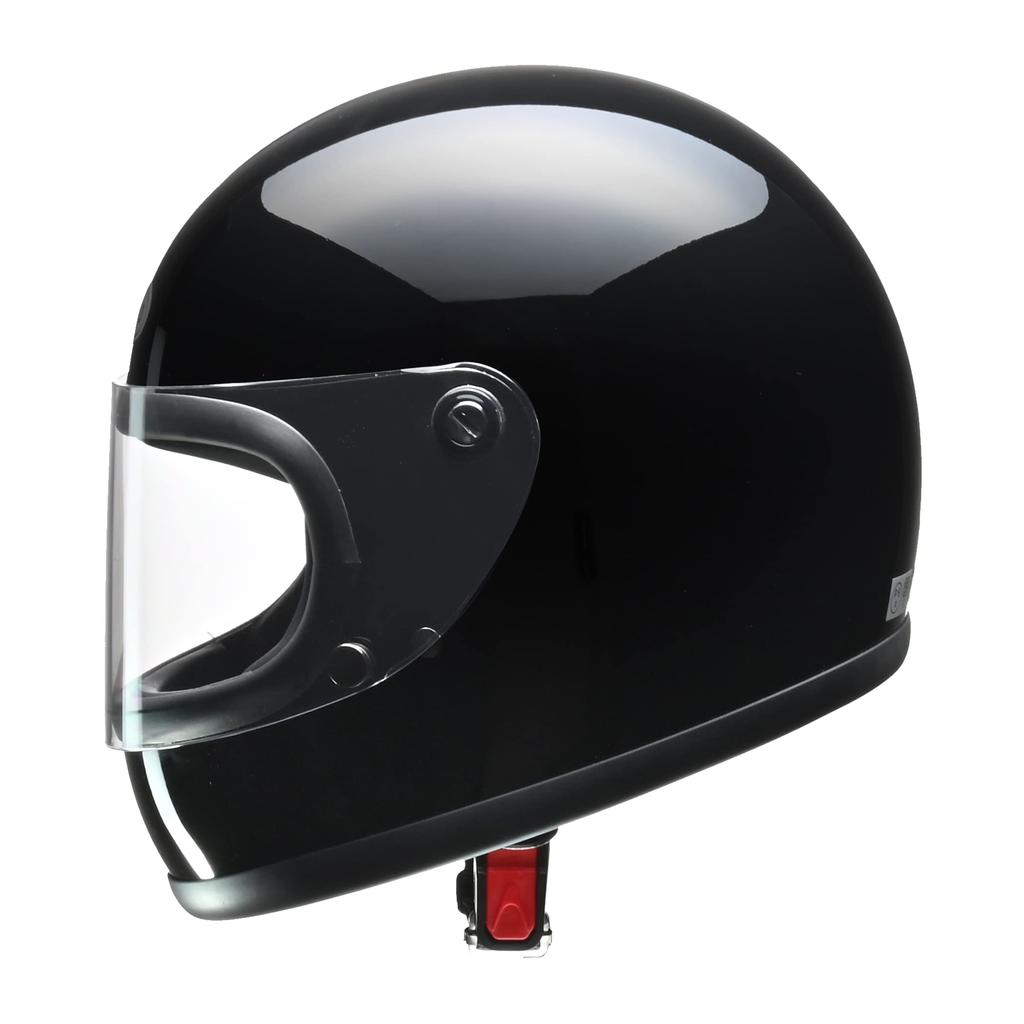 LEAD Motorcycle Helmet Full Face Black Free Size RX-200R (57-60cm)