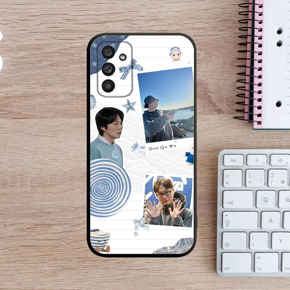 Чехол для телефона Roh J-Jae W-Won для Samsung Galaxy A13, A21s, A22, A31, A32, A52, A53, A71, A80, A91 Мягкая черная крышка