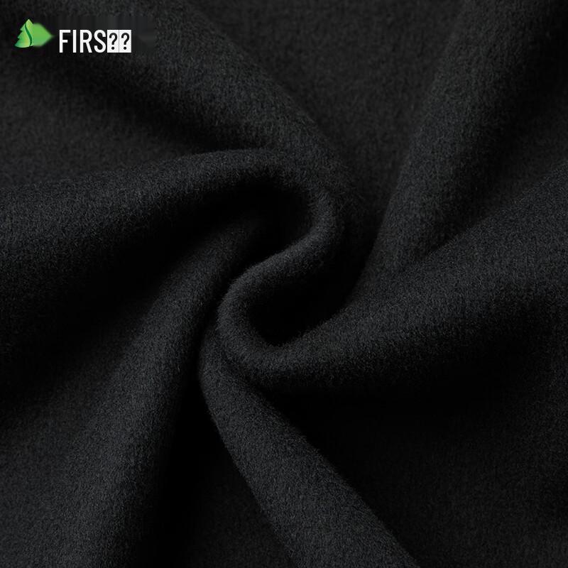 Мужское двустороннее пальто средней длины из смесовой шерсти Shanshan