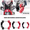 Motorcycle Bumper Clamp Bracket Driving Fog Lights Holder Turn Signal Light Mounting 360 Degree Adjustment