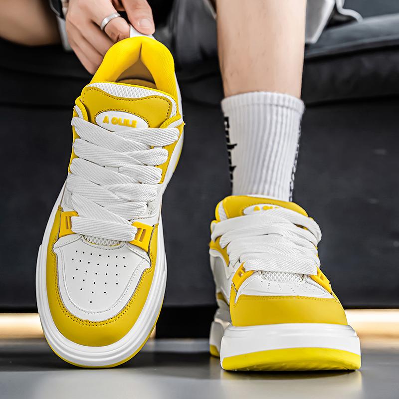 Men 's Casual Four Seasons Fashion Students Comfortable Sneakers Boys Trending Soft Sole Breathable Shoes