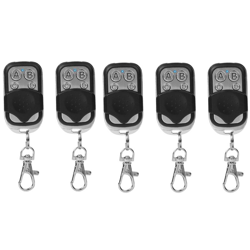 Умный клонирующий пульт дистанционного управления 433 МГц с обучением, 4-кнопочный беспроводной радиочастотный передатчик, копирование кода, удаленный дубликатор, брелок для гаражных ворот, электрический механизм открывания дверей