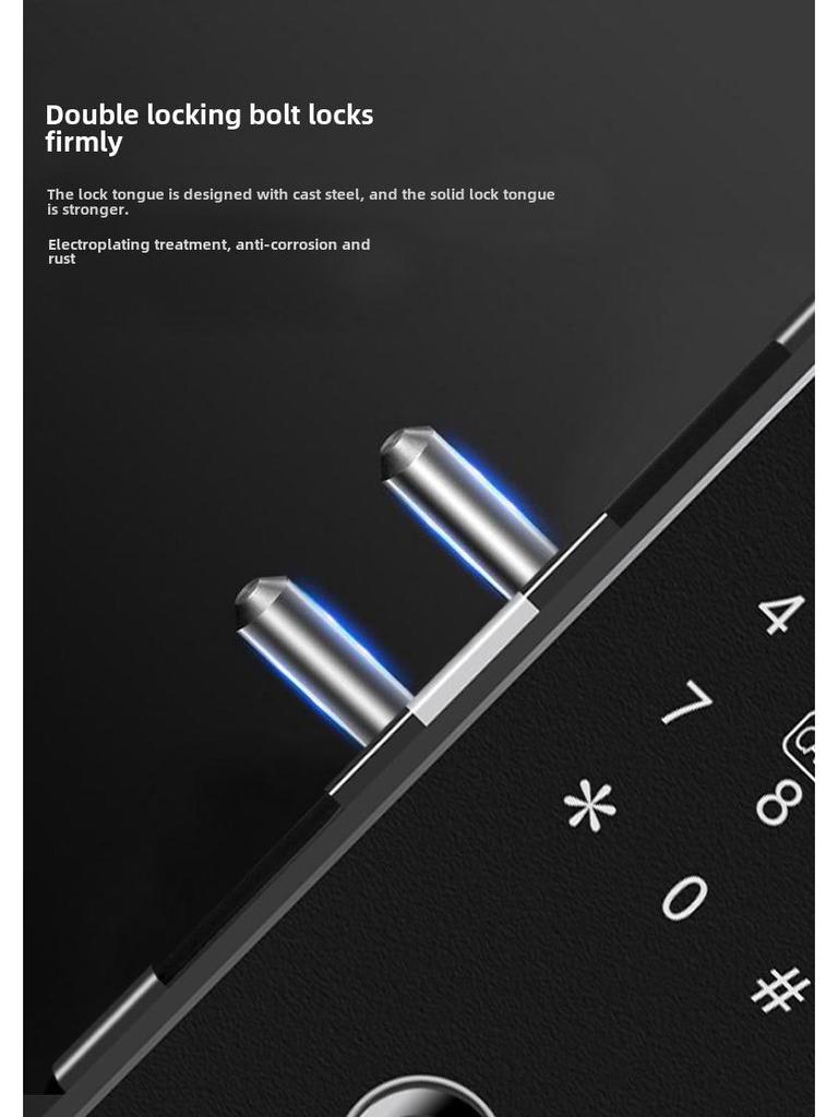 Умный замок для стеклянной двери без удара: Дистанционно управляемый замок со сканером отпечатков пальцев для одно- и двухдверных дверей