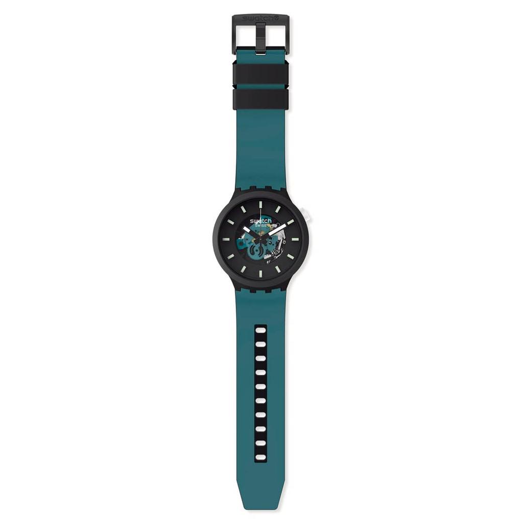 Часы Swatch Night Trip Big Bold, Черные, SB03B107