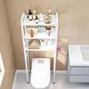 Многофункциональная напольная стойка для хранения в ванной комнате для размещения над унитазом, стирального порошка и многого другого