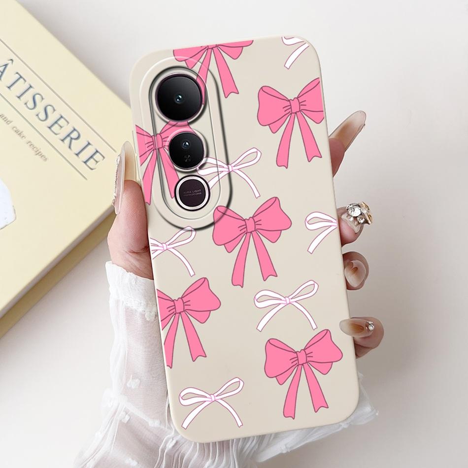 For Vivo V50 Lite Elegant Butterfly Floral Printed Phone Case For Vivo V50 V 50 V50lite Soft Silicone Shockproof Cases Bumpers