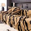 Luxury Leopard Sofa Cover Furry Blanket Plush Universal Couch Towel Sofa Cover Home Decor Blankets For Living Room Bedroom