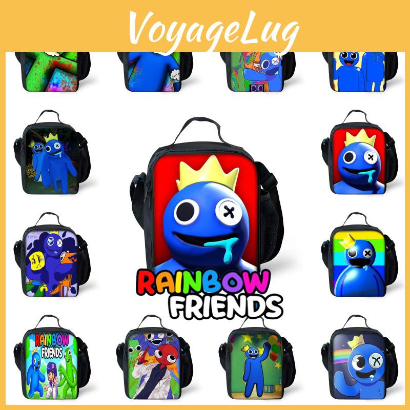 Просторная школьная сумка-ланчбокс Roblox Rainbow Friends, идеально подходит для деловых поездок