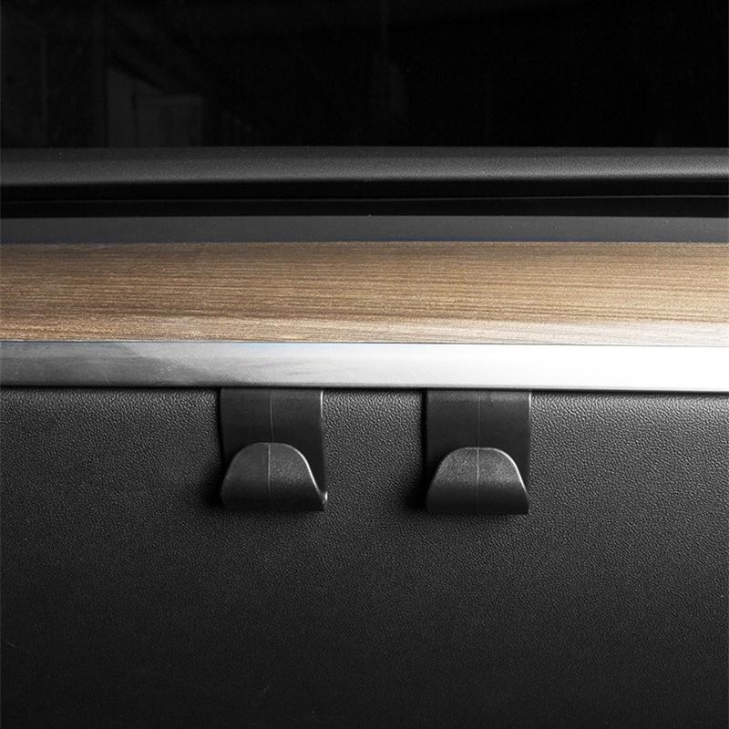 1/2 шт. Крючок для заднего багажника автомобиля, квадратный, из АБС-материала, для перчаточного ящика второго водителя, крючок для зонтика для Tesla Model3/Y, автомобильные аксессуары