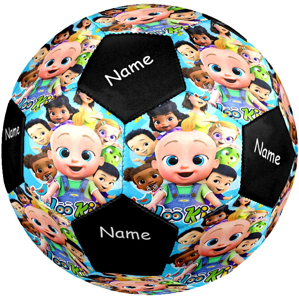 Custom Name CoComelon Theme Size 5 Soccer Ball, Suitable for Both Indoor and Outdoor Matches, a Gift Suitable for Everyone.