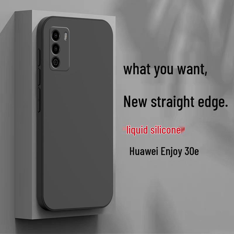 Чехол для телефона Huawei Enjoy 30e из жидкого силикона, полное покрытие, противоударный