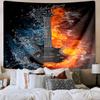 Music Fusion Art Tapestry Room Decoration Wall Hanging for Living Room Bedroom, dormitory, Birthday and Christmas gifts