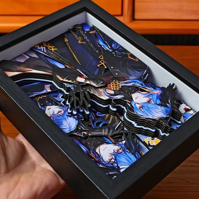 Hot Game Arknights Logos Handmade 3d Painting Figure Model Playing 3d Decorative Hanging Picture Desktop Ornament Fans Gifts Toy