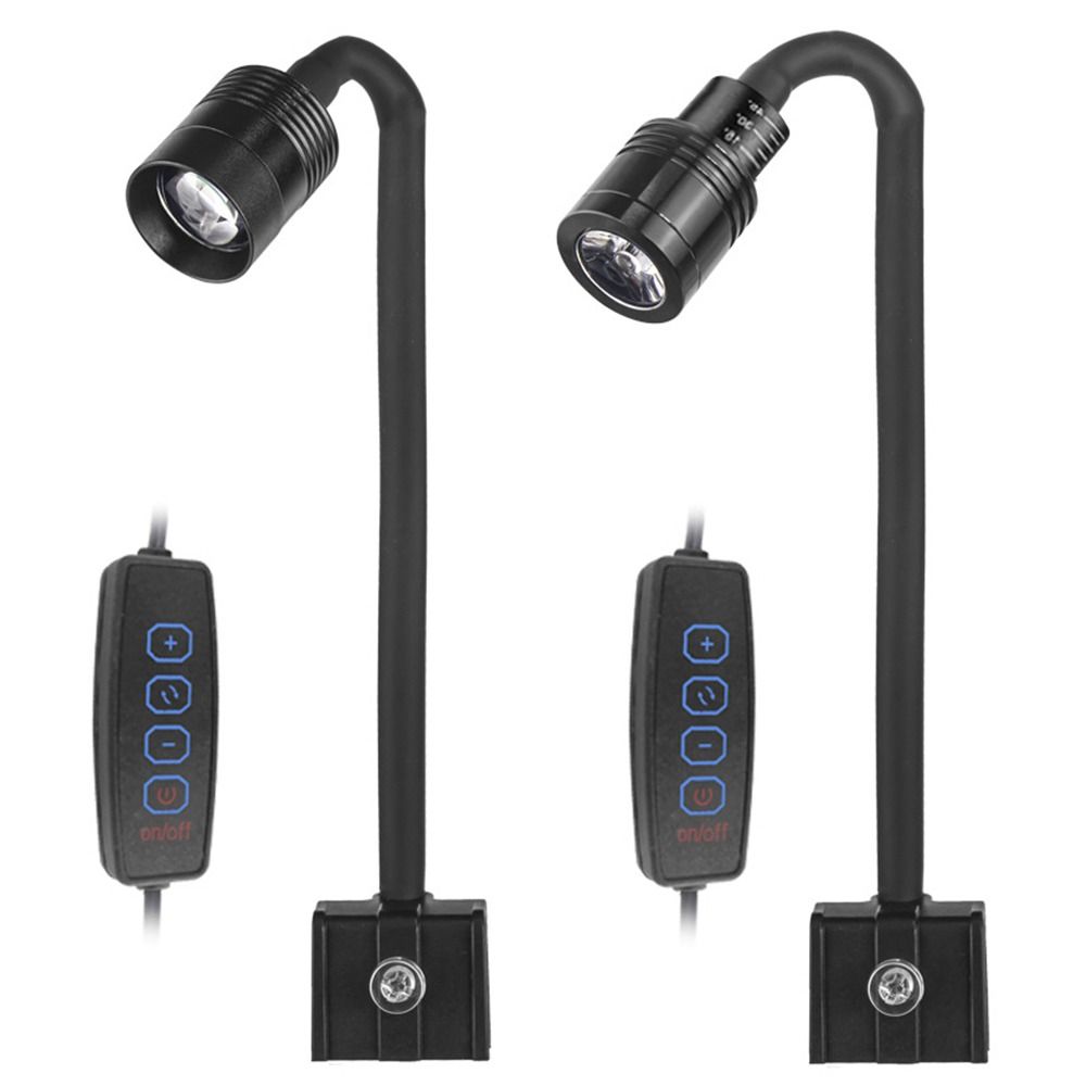 Waterproof Adjustable Focus Spotlight 360 Degree Rotation Mini Clip-on Lamp  Aquarium  Accessories