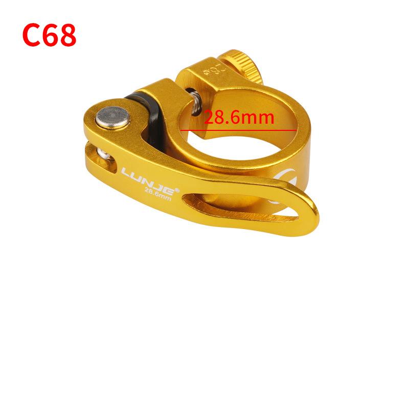 Aluminum Alloy Bicycle Seatpost Clamp Seat Tube Clamp MTB Bike Seat Tube Clip Bike Parts Bike Saddle Seat Clamp 28.6/31.8/34.9mm