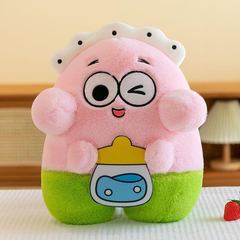 Cute Patrick Star Plush Toy Cartoon Stuffed Animal Doll Kids Birthday Gift Anime Character Soft Pillow For Children