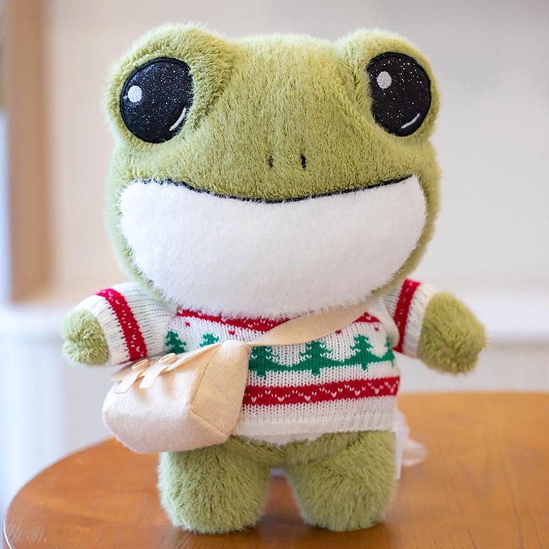 Плюшевая игрушка лягушка Лалафанфан в подарок девочке, 30см