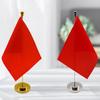 Nail-Free Desktop Flag Holder Metal Flagpole Simple Flags Display Stand  Meeting Room