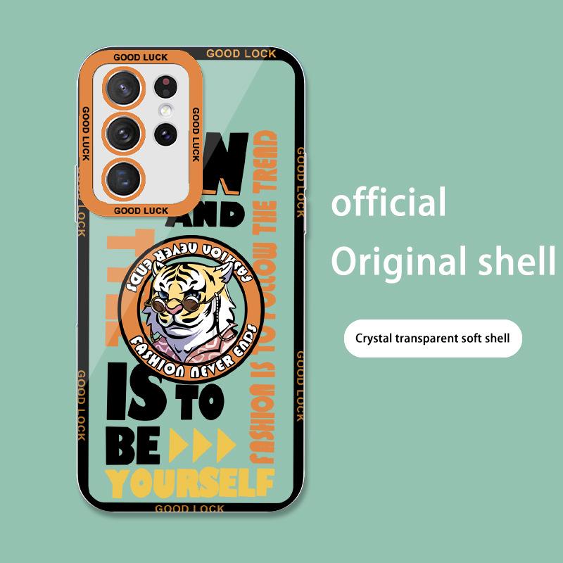 Samsung A13/32/22 Angel Eyes S20 Tiger 21 Panda M11 Transparent 21 Fun S - Совместимый чехол для телефона