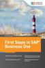 Книга First Steps In SAP Business One