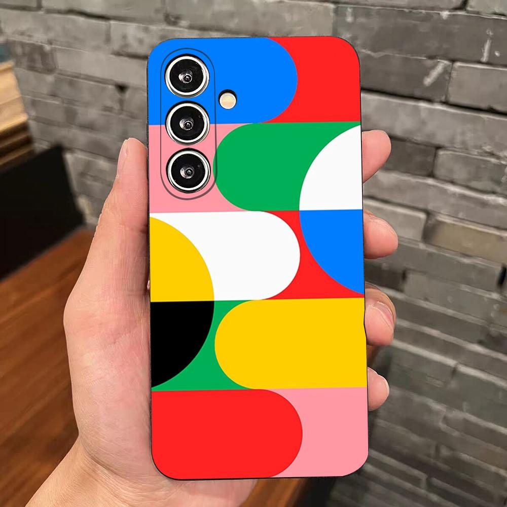 B-Bauhaus-ES Art Phone Case For Samsung S25 Edge S24 S23 S22 S21 S20 Ultra Plus Fe Galaxy A54 A53 A34 A25 A16 Silicon Cover