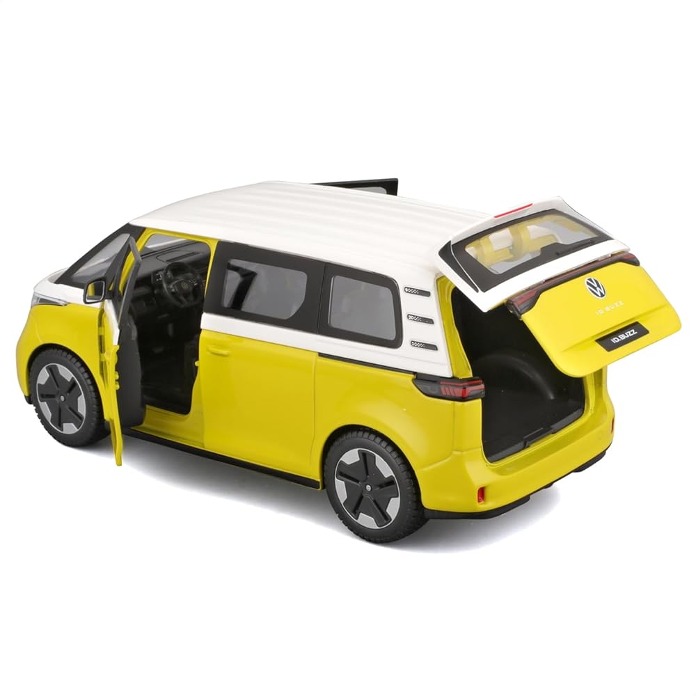 Maisto 1/24 Volkswagen ID. Желтый Buzz Модель автомобиля литая Готовый 32914 YL