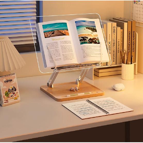 Reading stand Transparent acrylic Multifunctional lifting Children's bed Reading reading stand Desktop stand
