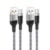 Long USB C Cable [2-Pack, 10ft] 3A Fast Charging, USB A To Type C Charger Cord Nylon Braided Compatible with Samsung Galaxy S20 S10 S9 S8 Plus S10E,