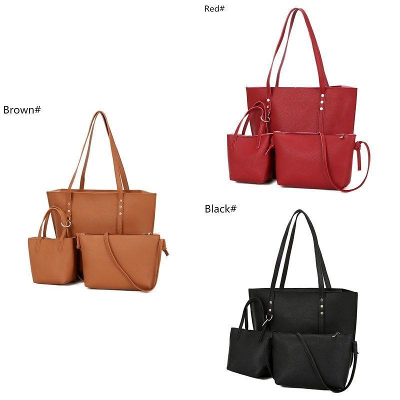 Кошелек большой вместимости для женщин с магнитной застежкой и из мягкого полиуретанового материала для повседневного использования