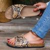 2025 Women's Sandals Cork New Student Beach Shoes Casual Large Size Slippers Size 35-42