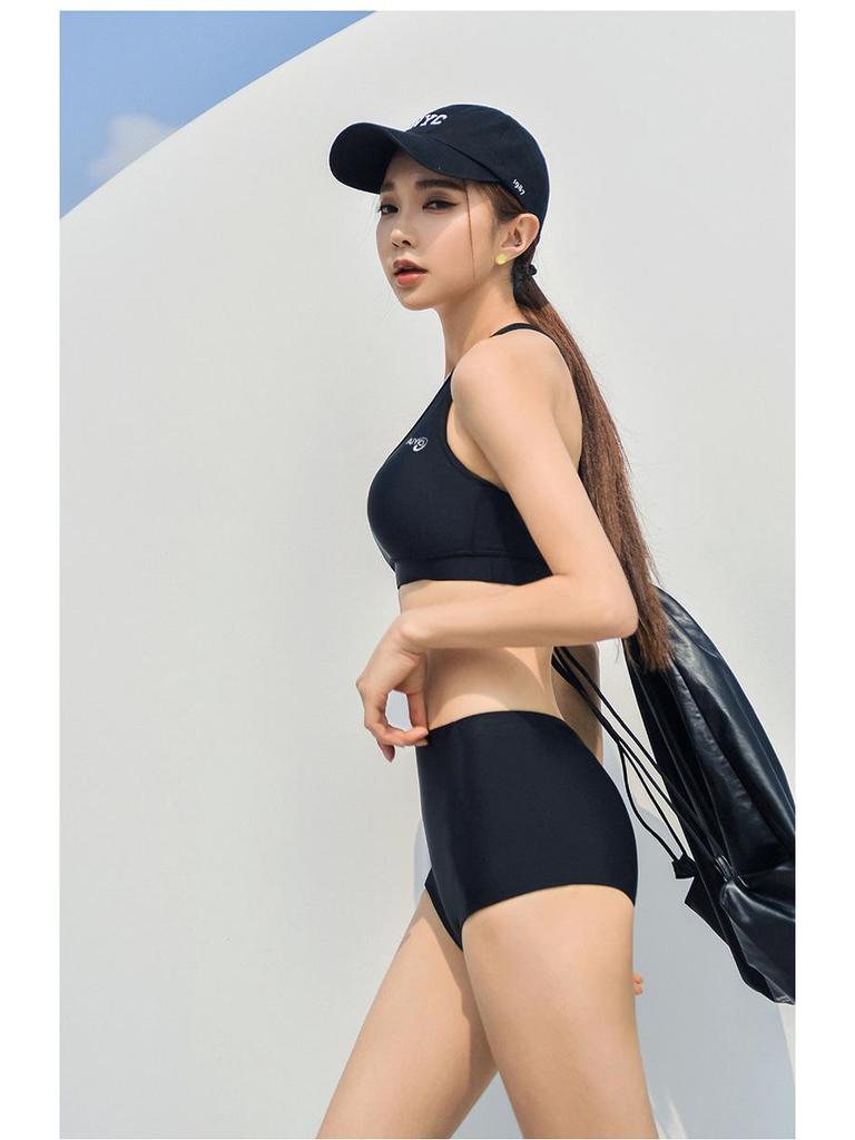 Women's High Waist Plus Size Boyleg Swim Shorts - Anti-Embarrassment Triangle Bikini Briefs