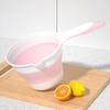 Long Handle Folding Water Scoop Suspensible Fruit Washing Scoop Kitchen Water Ladle Bathroom