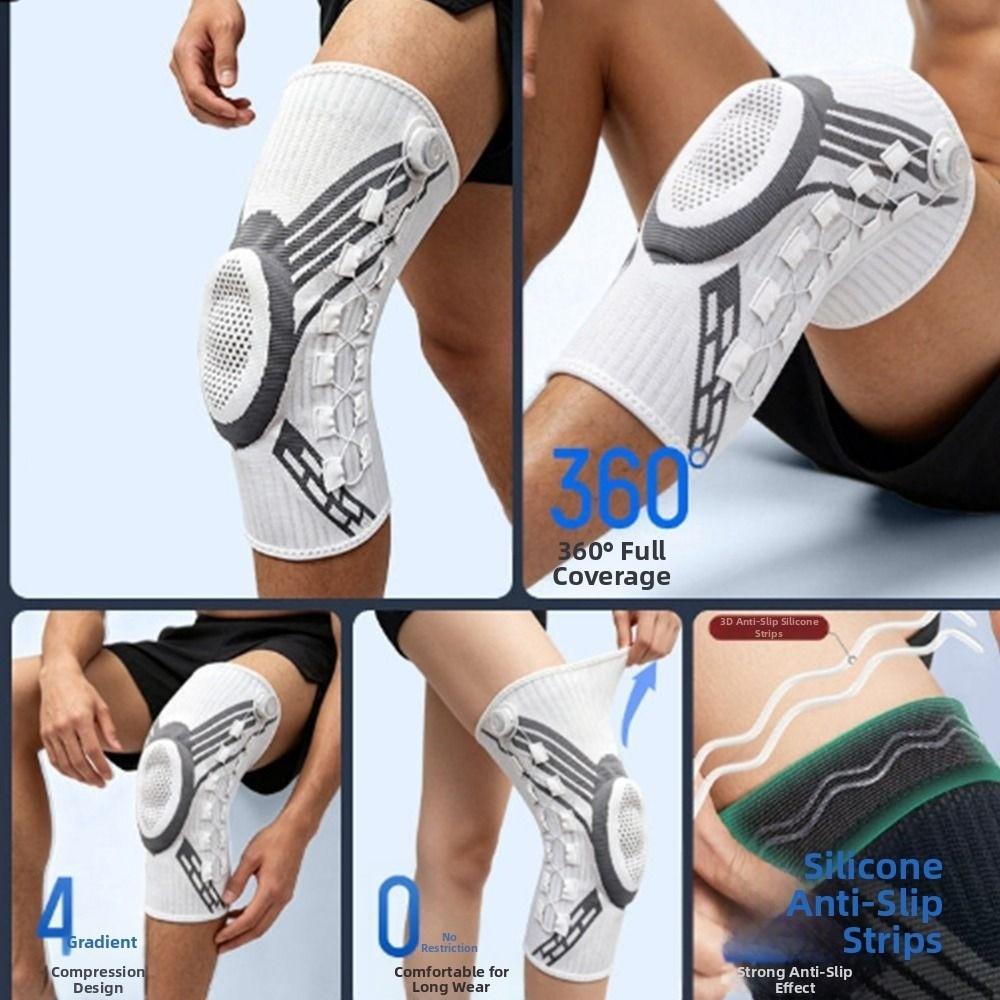 Elastic Sports Knee Brace Thin Knee Brace Support Unisex Knob Knee Pad Running