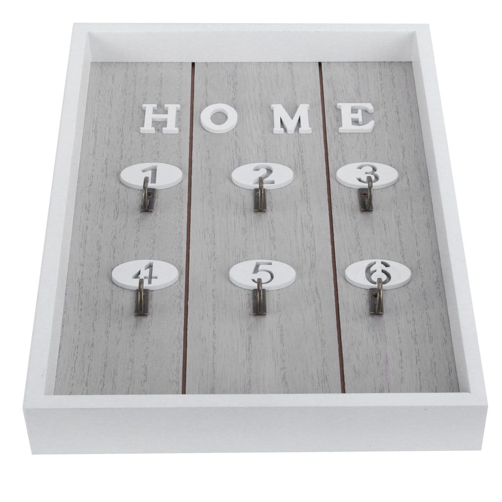 WallMounted Key Rack Wooden Key Organizer Hanger Decorative Key Hanging Holder Decor