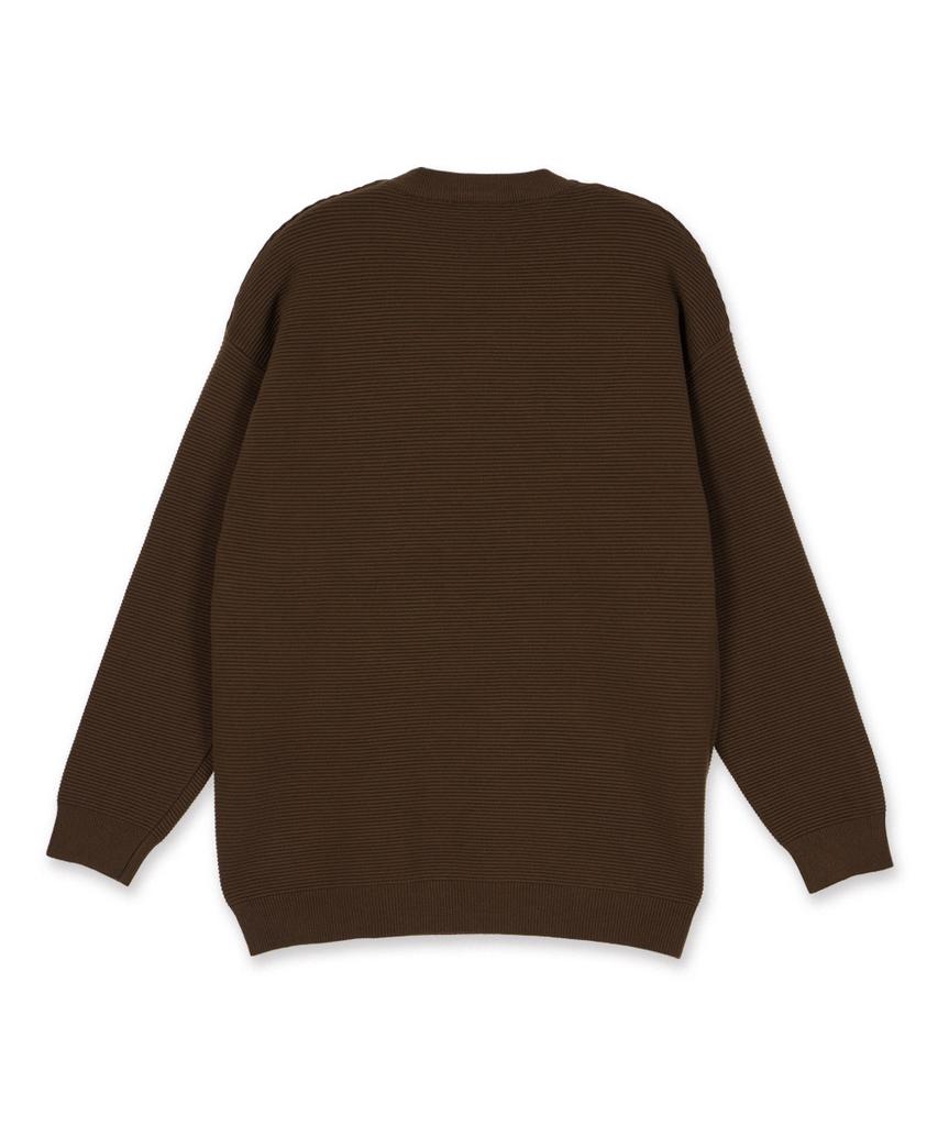 MAKEITTO Daily Viscose Crewneck Knit_Brown