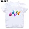 Hot Sale Sunny Bunnies Print Cartoon Kids TShirts Girls Clothes Baby Boys Short Sleeve T shirt Summer Children Topsooo5883