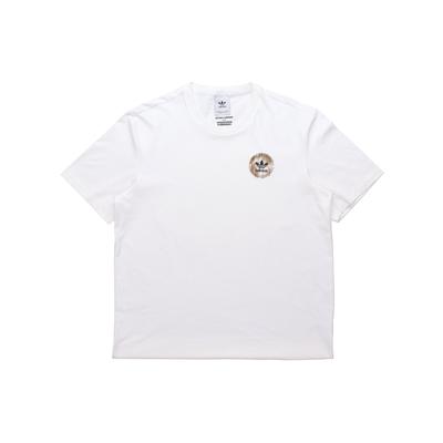 adidas Мужские футболки Originals Artist Tee Ss с принтом на спине, белые HA4704