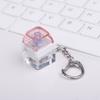 Mechanical Switch Keychain With Led Light Keyboard Key Chain Fidget Toy Keycap Stress Relief Novelty Toys Fidget Button Keyring