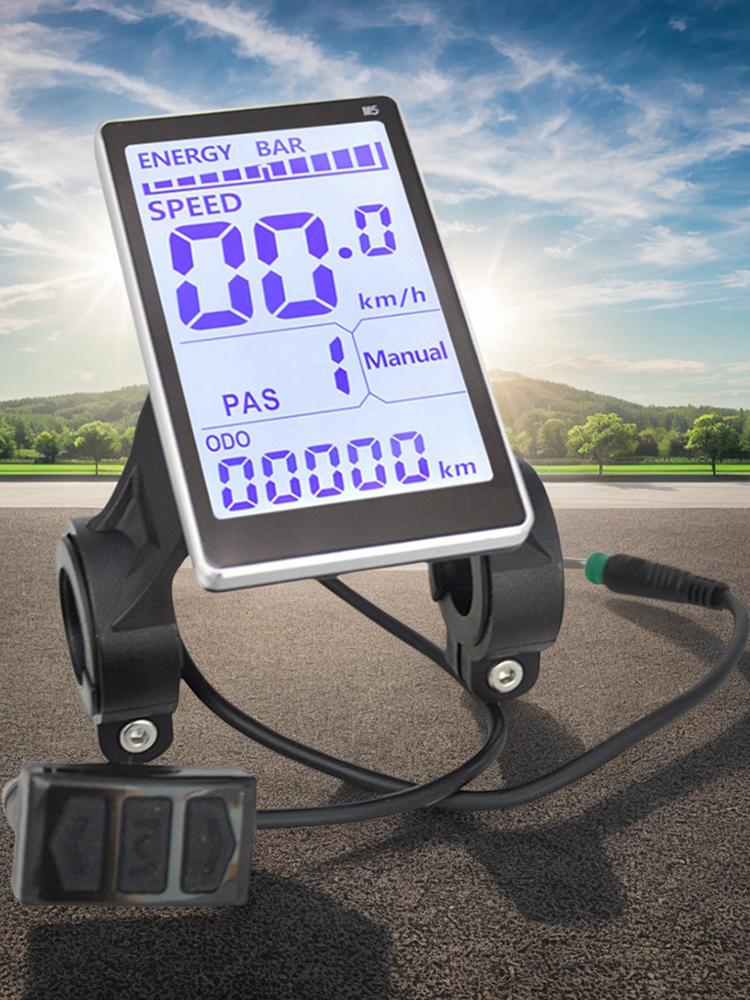 Водонепроницаемый LCD-дисплей для электровелосипеда, измеритель панели для электровелосипеда и электросамоката