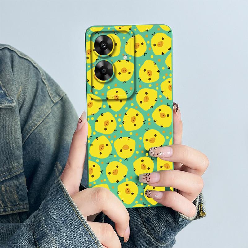 Чехол для телефона Realme Narzo N61 Note60, чехол Note 60 NarzoN61, мягкий силикон, окрашенный, модный, с рисунком, мультяшный, с цветами, задняя крышка