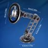 360° Rotation Car Cell Phone Holder Folding Smartphones Support Bracket  Instrument Desk
